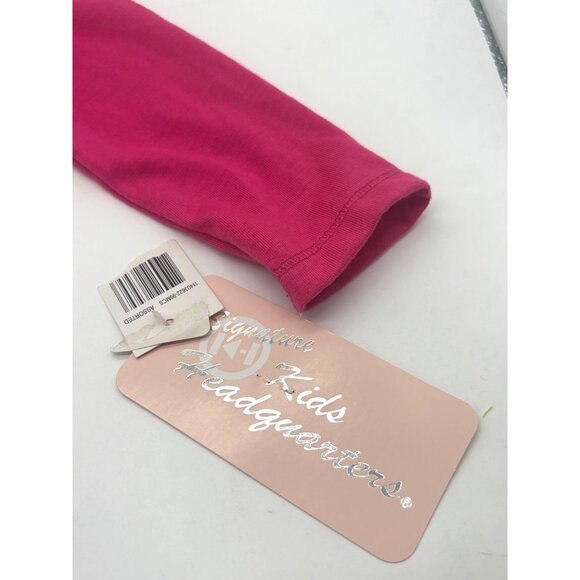 Kids Headquarters Toddler Girls Pink Long Sleeve T-Shirt With Bow Graphic 18M - Picture 3 of 8